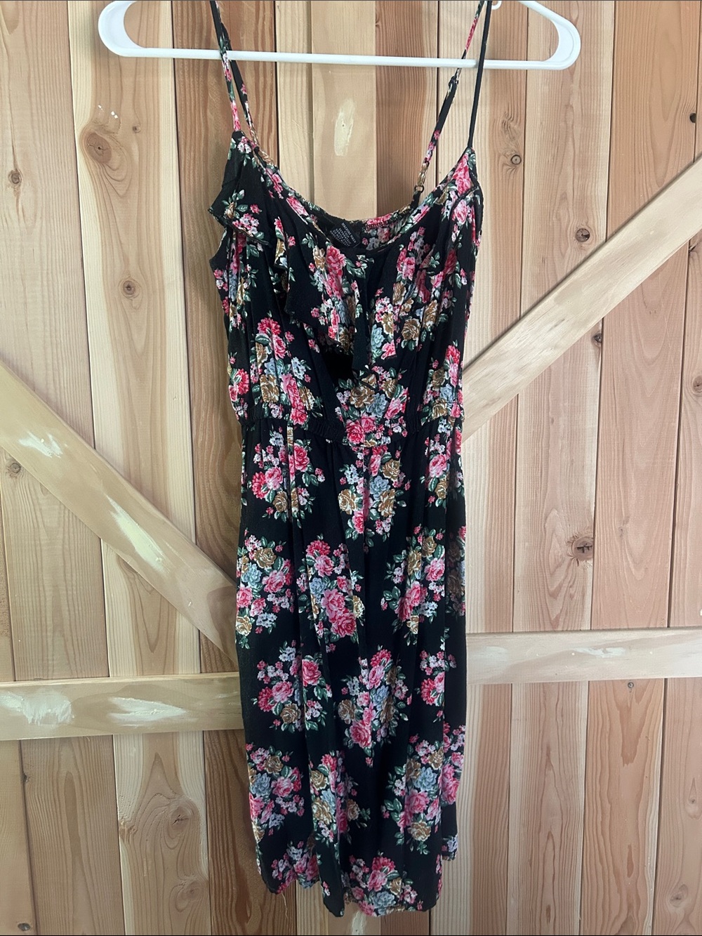 Rue21 Black floral summer spring dress